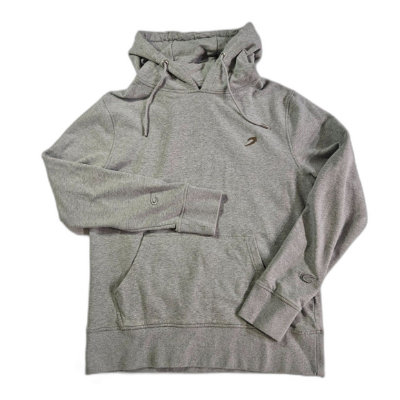 BOXRAW HOODIE Men's Large Grey with Chrome Logo Classic Pullover Streetwear - Picture 1 of 11